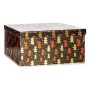 Set of decorative boxes Christmas Tree Christmas Red Black Golden Cardboard | Tienda24 - Global Online Shop Tienda24.eu