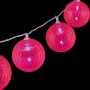 Guirnalda de Bolas LED Ø 6 cm Rosa oscuro 2 m | Tienda24 - Global Online Shop Tienda24.eu