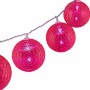 Grinalda de Esferas LED Ø 6 cm Rosa-escuro 2 m | Tienda24 - Global Online Shop Tienda24.eu