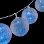 Guirlande de boules LED Ø 6 cm 2 m Gris | Tienda24 - Global Online Shop Tienda24.eu