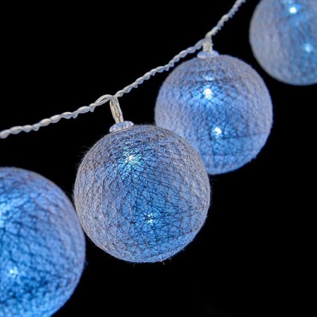 Wreath of LED Balls Ø 6 cm 2 m Grey | Tienda24 - Global Online Shop Tienda24.eu