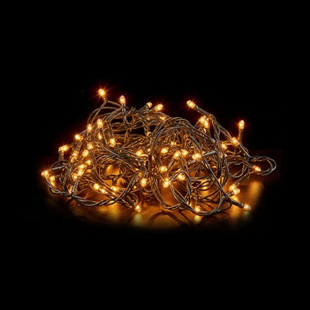 Wreath of LED Lights Yellow (6 m) | Tienda24 - Global Online Shop Tienda24.eu