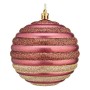 Bola de Natal Ø 10 cm 6 Unidades Cor de Rosa Plástico | Tienda24 - Global Online Shop Tienda24.eu