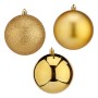 Bolas de Navidad Ø 10 cm 6 Unidades Dorado PVC | Tienda24 - Global Online Shop Tienda24.eu