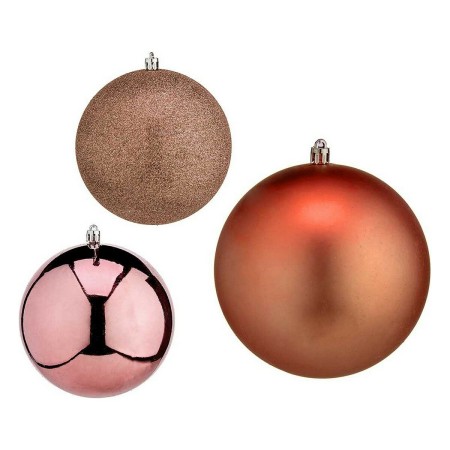 Bola de Navidad Ø 12 cm 6 Unidades Cobre Plástico | Tienda24 - Global Online Shop Tienda24.eu