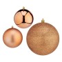 Bolas de Natal Ø 10 cm 6 Unidades Cobre Plástico | Tienda24 - Global Online Shop Tienda24.eu