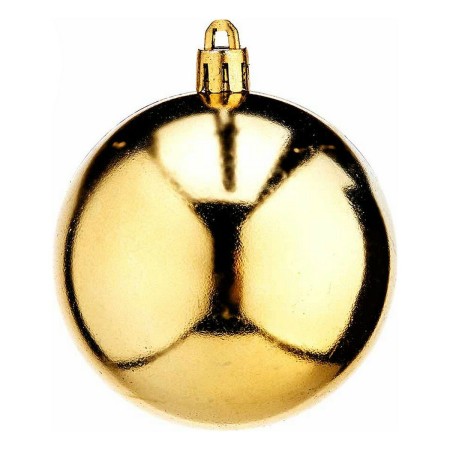 Bolas de Navidad Ø 7 cm 12 Unidades Dorado PVC | Tienda24 - Global Online Shop Tienda24.eu