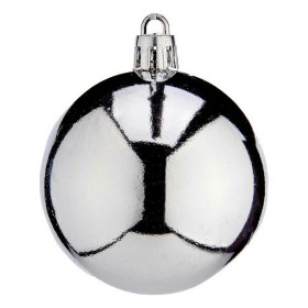 Christmas Baubles Ø 10 cm 6 Units Purple Plastic | Tienda24 - Global Online Shop Tienda24.eu