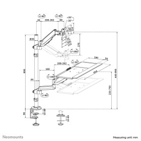 Wall Bracket Neomounts AFP-875WH White | Tienda24 - Global Online Shop Tienda24.eu