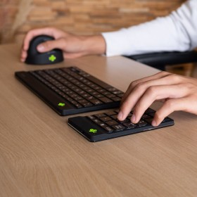 Tastatur mit Maus Esperanza EK122W Weiß QWERTY | Tienda24 - Global Online Shop Tienda24.eu