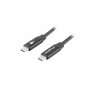 Cavo USB C Lanberg CA-CMCM-40CU-0010-BK 1 m | Tienda24 - Global Online Shop Tienda24.eu