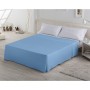 Sábana Encimera Alexandra House Living Azul Claro 190 x 270 cm de Alexandra House Living, Sábanas y fundas de almohada - Ref:...