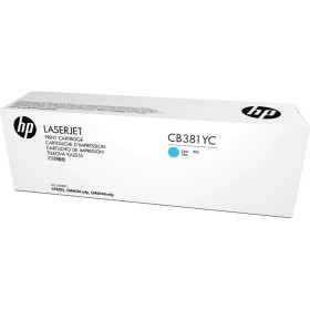 Tóner Original HP CB381YC Cian de HP, Tóners y tinta de impresora - Ref: M0509600, Precio: 696,04 €, Descuento: %