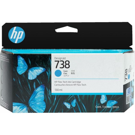 Cartucho de Tinta Original HP Cian de HP, Tóners y tinta de impresora - Ref: M0509623, Precio: 120,32 €, Descuento: %