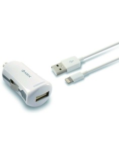 Caricabatterie USB per Auto + Cavo Lightning MFi KSIX Apple-compatible 2.4 A da KSIX, Caricabatterie - Ref: S1901694, Precio:...