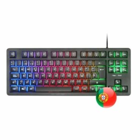 Keyboard R-Go RGOCOESWDBL Black Spanish Qwerty | Tienda24 - Global Online Shop Tienda24.eu