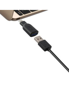 USB 3.0 to USB-C 3.1 Adapter Black by KSIX, USB adapters - Ref: S1902310, Price: 8,12 €, Discount: %