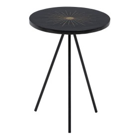 Jeu de 2 tables Alexandra House Living Noir Chêne Métal Bois MDP 50 x 40 x 50 cm 65 x 50 x 65 cm | Tienda24 - Global Online Shop Tienda24.eu