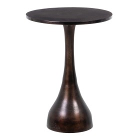 Side table Black Natural Crystal Iron Rubber wood 61 x 50 x 53 cm | Tienda24 - Global Online Shop Tienda24.eu