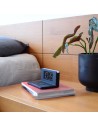 Alarm Clock with Wireless Charger KSIX Qi Black | Tienda24 Tienda24.eu