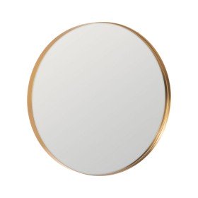 Miroir mural DKD Home Decor Naturel Doré Métal Fibre Frange (89 x 2 x 40 cm) | Tienda24 - Global Online Shop Tienda24.eu