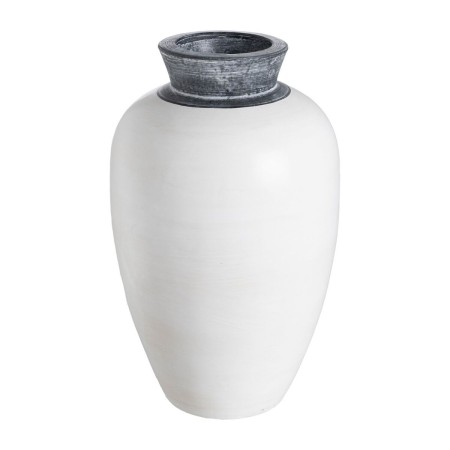 Vase Blanc Terre cuite 25 x 27 x 40 cm | Tienda24 - Global Online Shop Tienda24.eu