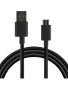 USB-C Cable to USB KSIX 1 m Black | Tienda24 Tienda24.eu