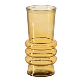 Vase Jaune verre recyclé 10 x 10 x 17 cm | Tienda24 - Global Online Shop Tienda24.eu