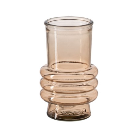 Vase Champagne recycled glass 10 x 10 x 17 cm | Tienda24 - Global Online Shop Tienda24.eu