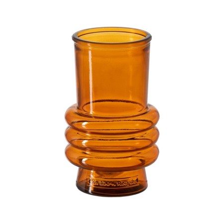 Blumenvase Orange Recyceltes Glas 10 x 10 x 17 cm | Tienda24 - Global Online Shop Tienda24.eu