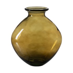 Vase Home ESPRIT Braun grün Steingut Pflanzenblatt 21 x 20 x 16 cm | Tienda24 - Global Online Shop Tienda24.eu