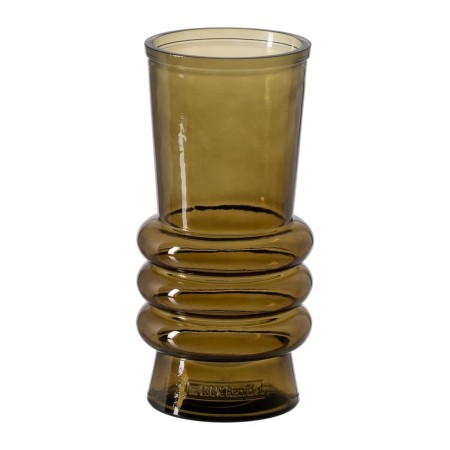 Vase Green recycled glass 13 x 13 x 25 cm | Tienda24 - Global Online Shop Tienda24.eu