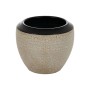 Vase Black Cream Ceramic 30 x 30 x 28 cm | Tienda24 - Global Online Shop Tienda24.eu