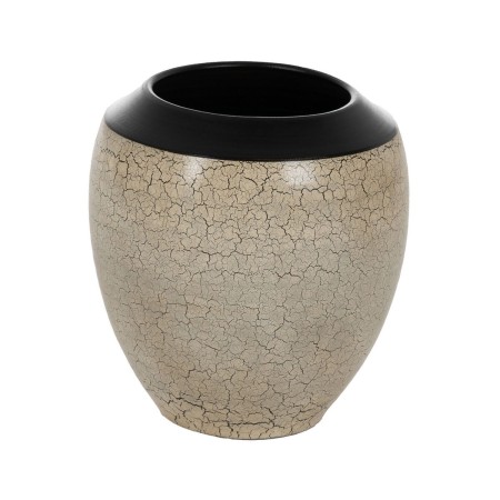 Vase Schwarz Creme aus Keramik 35 x 35 x 34 cm | Tienda24 - Global Online Shop Tienda24.eu