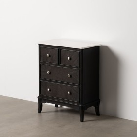 Chest of drawers DKD Home Decor Black Golden Fir MDF Wood Oriental 63 x 28 x 101 cm | Tienda24 - Global Online Shop Tienda24.eu