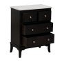 Chest of drawers MODS White Black | Tienda24 - Global Online Shop Tienda24.eu