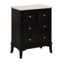 Chest of drawers MODS White Black | Tienda24 - Global Online Shop Tienda24.eu