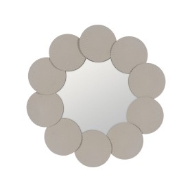 Miroir mural DKD Home Decor Blanc Rose clair Bois Enfant 43 x 4 x 30 cm (2 Unités) | Tienda24 - Global Online Shop Tienda24.eu