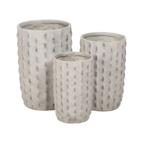 Vaso Bianco Ferro 16 x 16 x 40 cm | Tienda24 - Global Online Shop Tienda24.eu