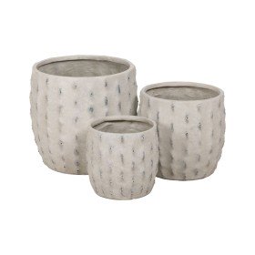 Vaso Grigio Cemento 19,5 x 19,5 x 19 cm | Tienda24 - Global Online Shop Tienda24.eu