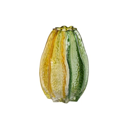 Vase Yellow Green Crystal | Tienda24 - Global Online Shop Tienda24.eu