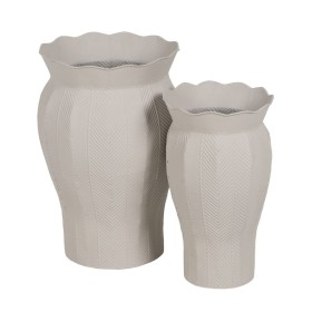 Cache-pot Gris Ciment 15 x 15 x 14 cm | Tienda24 - Global Online Shop Tienda24.eu