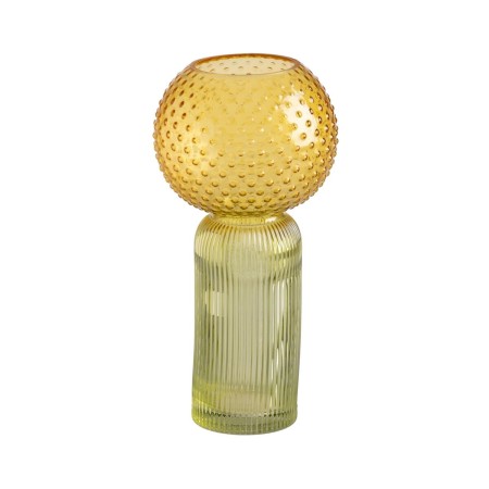 Jarrón Amarillo Verde Cristal | Tienda24 - Global Online Shop Tienda24.eu