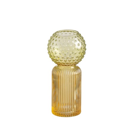 Jarrón Amarillo Verde Cristal | Tienda24 - Global Online Shop Tienda24.eu