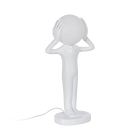 Desk lamp Versa White Ceramic 12,5 x 24,5 x 12,5 cm | Tienda24 - Global Online Shop Tienda24.eu