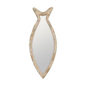 Miroir mural Naturel 57 x 6 x 57 cm | Tienda24 - Global Online Shop Tienda24.eu