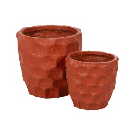 Cache-pot Métallisé Céramique 31 x 31 x 61 cm | Tienda24 - Global Online Shop Tienda24.eu