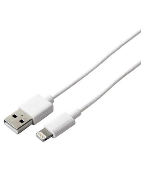 Cavo USB a Lightning KSIX Apple-compatible Bianco da KSIX, Caricabatterie - Ref: S1902983, Precio: €13.50, Descuento: %