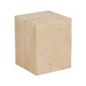 Mesa de Centro Home ESPRIT Castanho Preto Natural Cristal Madeira de abeto 76 x 81 x 38 cm | Tienda24 - Global Online Shop Tienda24.eu