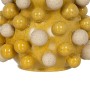 Vase Yellow White Ceramic 28,3 x 28,3 x 39,7 cm | Tienda24 - Global Online Shop Tienda24.eu